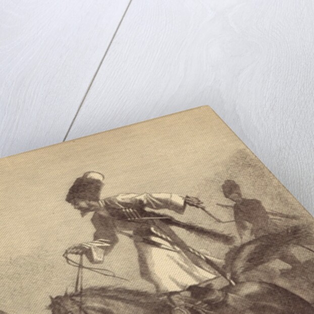 A Cossack Horseman by English School