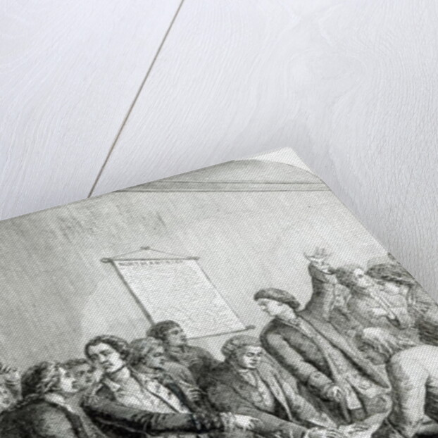 Signing the United States Declaration of Independence by English School