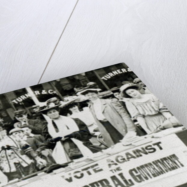 Suffragettes at a Campaign Stand, c.1910 by English Photographer