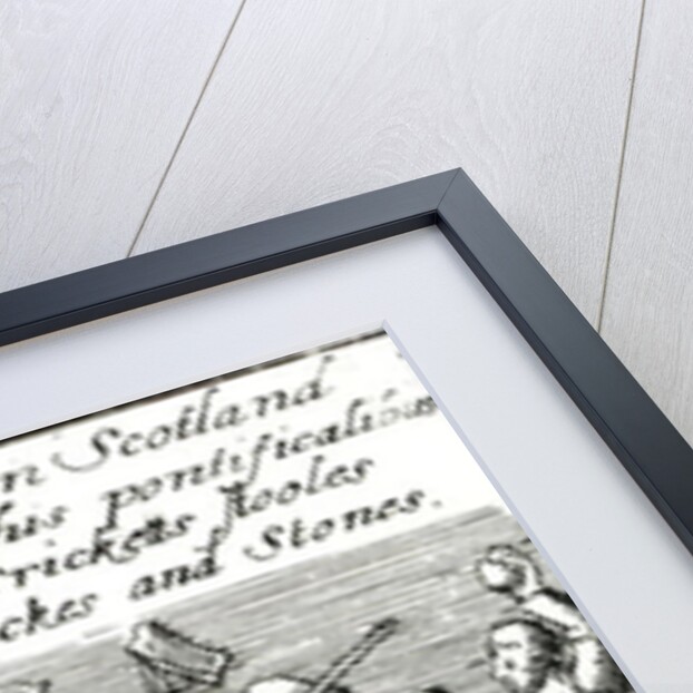 Protesters in Edinburgh, 1637 by English School