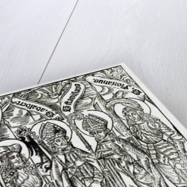 St. Wenceslaus, St. Adalbert, St. Stanislaus and St. Florian by German School