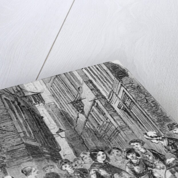 The Water supply in Fryingpan Alley, Clerkenwell, 1864 by English School