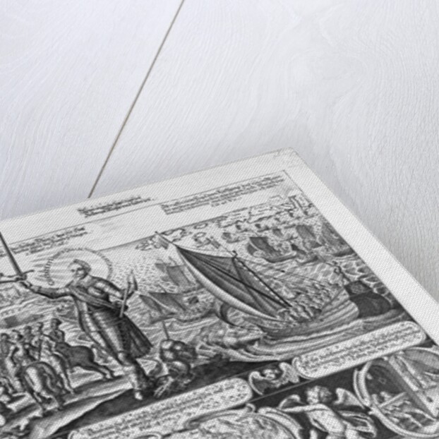 Gustavus Adolphus landing at Stralsund in 1630 by Georg Koler