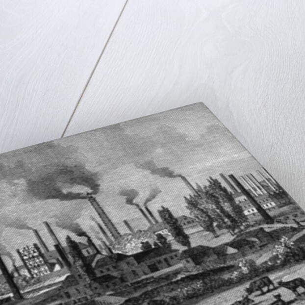 Herr Krupp's Factory in Essen, Germany by English School