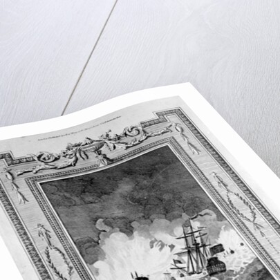 Defeat of the Spanish Armada by English School