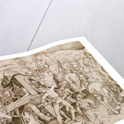 Christ carrying his cross by Israhel van the Elder Meckenem