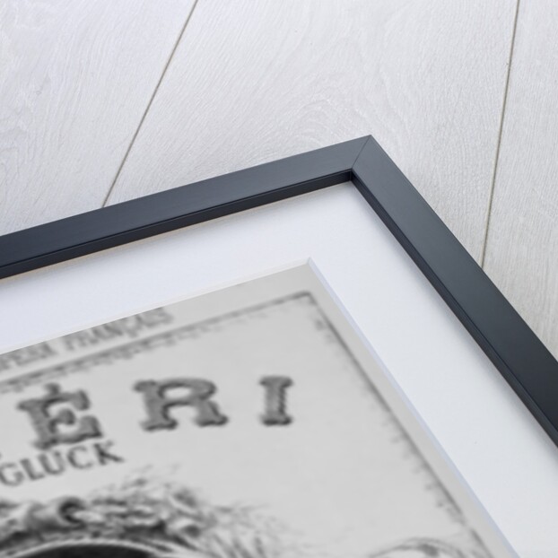 Advertisement for 'Les Danaides', 19th April 1784 by French School