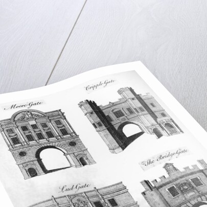 Moorgate, Cripplegate, Ludgate and The Bridgegate by School English