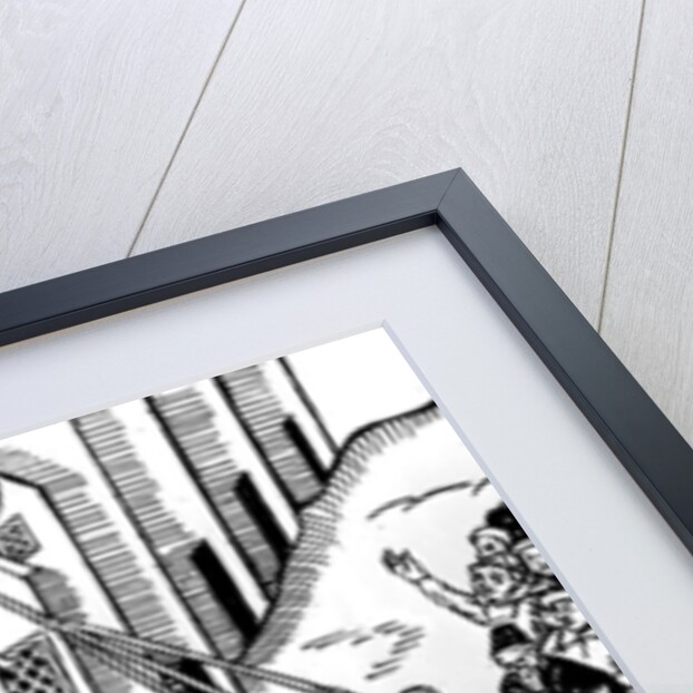 Firefighting at Tiverton, Devon, 1612 by English School