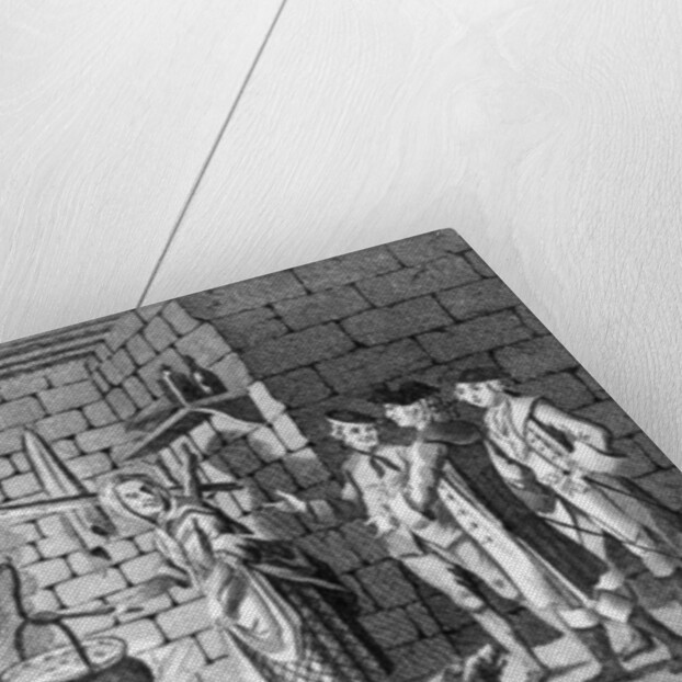 Dr Samuel Johnson's Introduction to a Highland Hut by English School