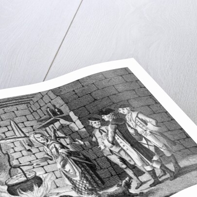 Dr Samuel Johnson's Introduction to a Highland Hut by English School