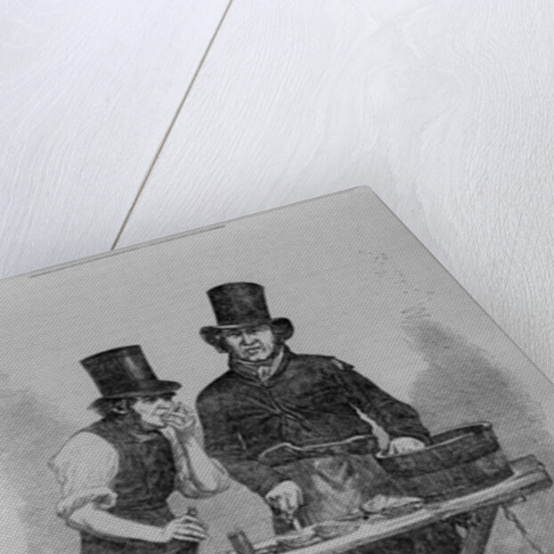 The Oyster Stall by W.H. (after) Mason