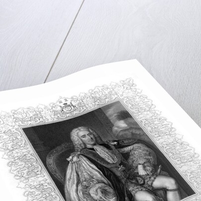 Portrait of Thomas Pelham-Holles, 1st Duke of Newcastle by William the Younger Holl