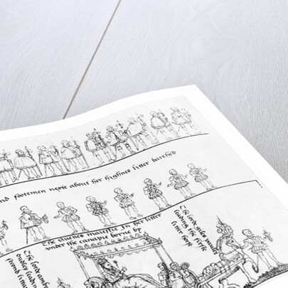 The Queen in her Litter by School English