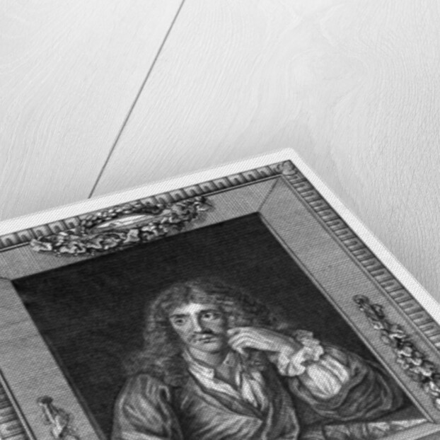 Portrait of Moliere by School English