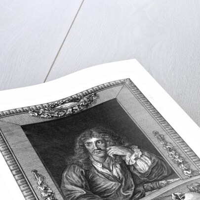 Portrait of Moliere by School English