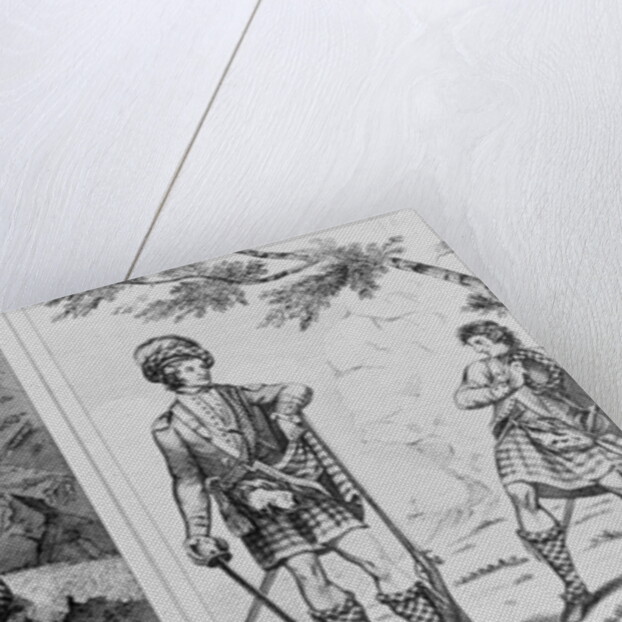 Scottish Soldiers of the Highlands and An Highland Officer and Serjeant by School English