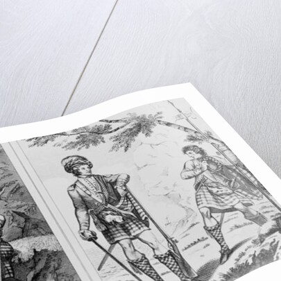 Scottish Soldiers of the Highlands and An Highland Officer and Serjeant by School English