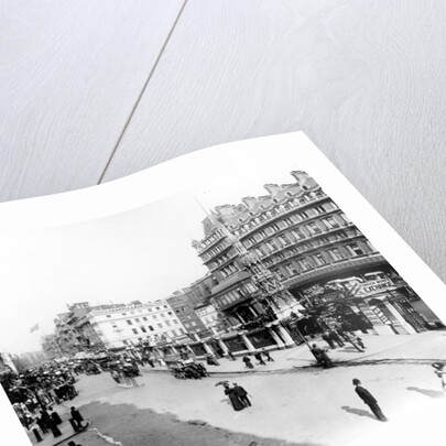 The Strand and Charing Cross Station, London, c.1890 by English Photographer