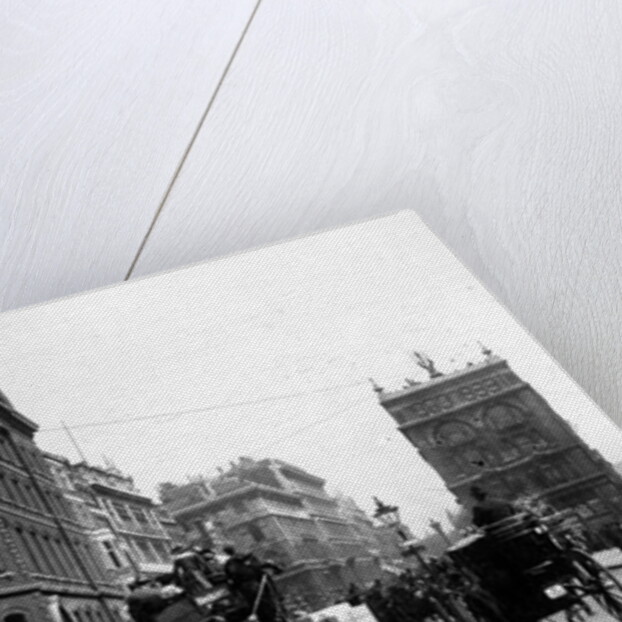 Queen Victoria Street, London, c.1891 by English Photographer