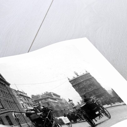 Queen Victoria Street, London, c.1891 by English Photographer