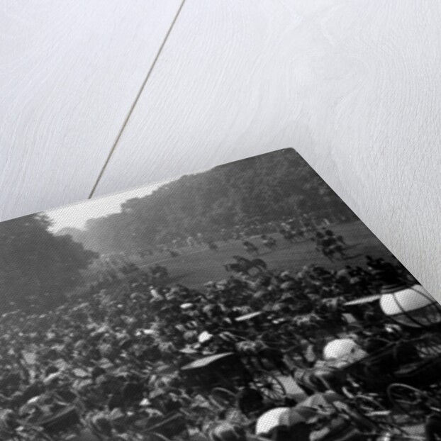 Rotten Row in Hyde Park, London, c.1890 by English Photographer