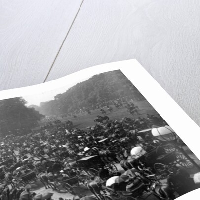 Rotten Row in Hyde Park, London, c.1890 by English Photographer