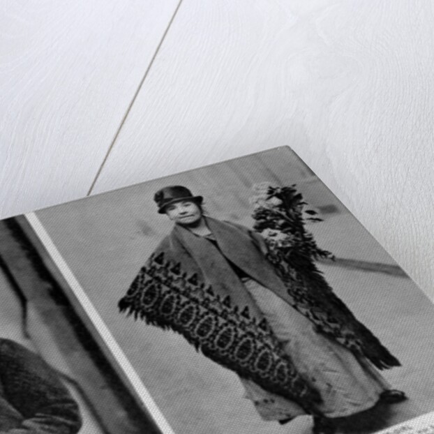 The Charwoman and The Flower-Girl, illustrations from 'Wonderful London' by Almey St.John Adcock, 1935 by English Photographer