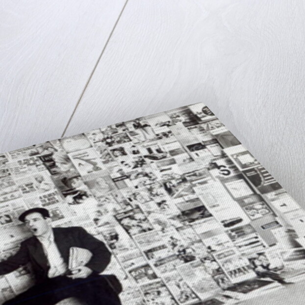 Newspaper salesman, c.1960 by English Photographer