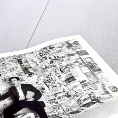 Newspaper salesman, c.1960 by English Photographer