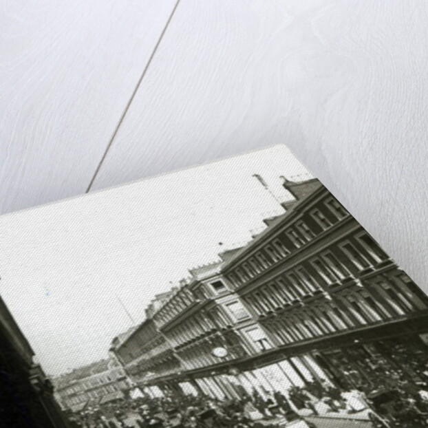 A View of Westbourne Grove, London, showing Whiteley's department store, c.1890 by English Photographer