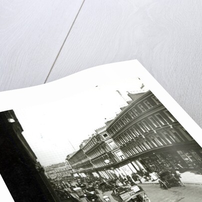 A View of Westbourne Grove, London, showing Whiteley's department store, c.1890 by English Photographer
