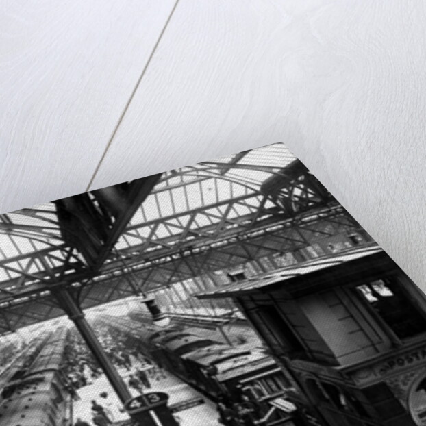 Interior of Charing Cross Station, London, c.1890 by English Photographer