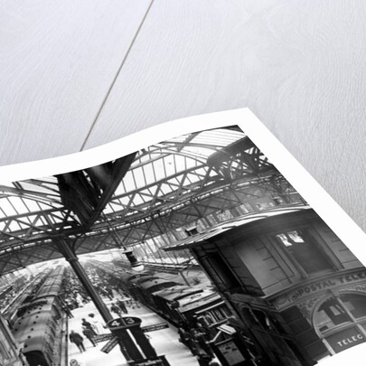Interior of Charing Cross Station, London, c.1890 by English Photographer