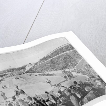 Revival of the Olympic Games in Athens: Loues winning the race from Marathon, 10th April 1896 by English School