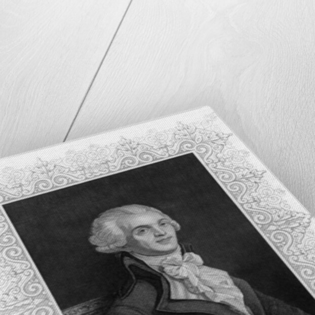 Portrait of Robespierre by School English