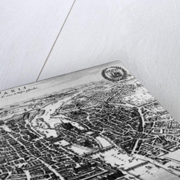 Map of Paris, 1620 by German School