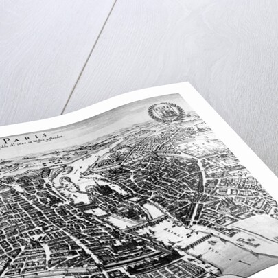 Map of Paris, 1620 by German School