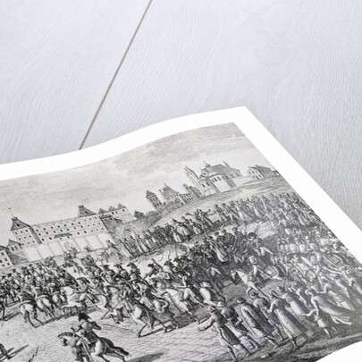 Triumphant Entry of the French into Warsaw, 28th November 1806 by Pierre Adrien Le Beau