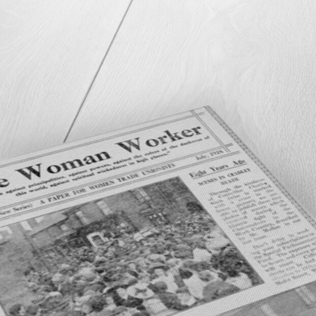The Woman Worker front page, 1918 by Anonymous