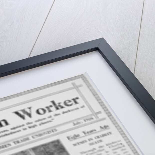 The Woman Worker front page, 1918 by Anonymous