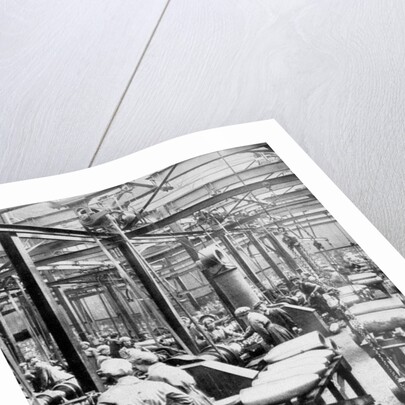 Women making high explosive shells, 1918 by English Photographer