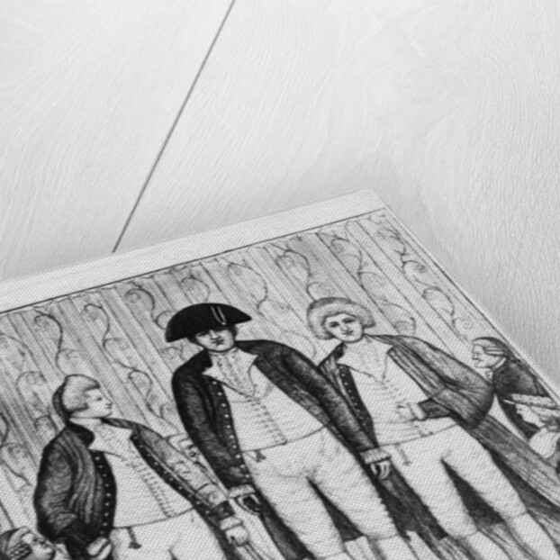 Three Giants with a group of spectators, 1784 by John Kay