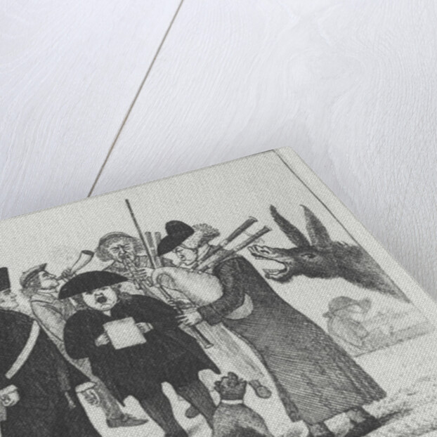 Let Puppy's bark and Asses bray, Each Dog and Cur will have his day, 1784 by John Kay