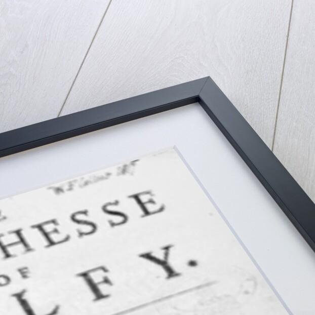 Title page of 'The Dutchesse of Malfy' by John Webster, 1640 by English School