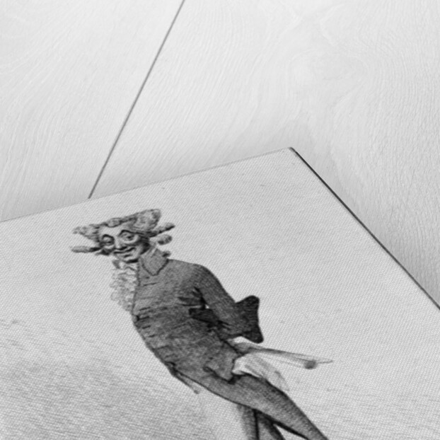 A monstrous elegant attitude! 1790 by English School