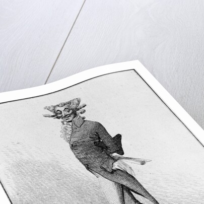 A monstrous elegant attitude! 1790 by English School