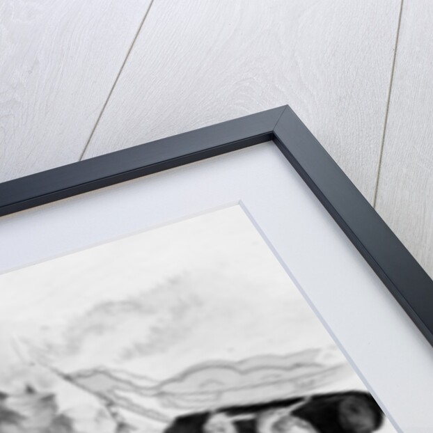 Ainu traders on the Japanese island of Jezo, 1838 by German School