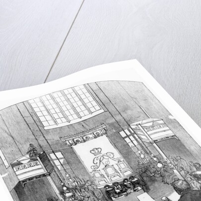 Royal Assent given to the New Corn Bill in the House of Lords, 1846 by English School