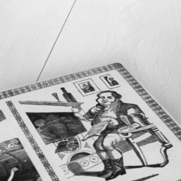 John Bull before and after the Reform Bill, 1832 by English School